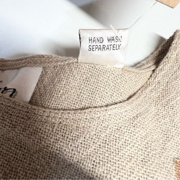 NWT Toofan Hand Painted Artsy Maxi Kaftan Dress Large - Picture 14 of 14